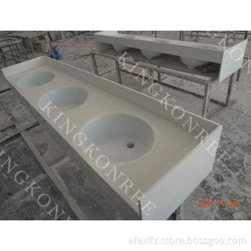 Composite Acrylic Artificial Stone Blue Countertop/Vanity T